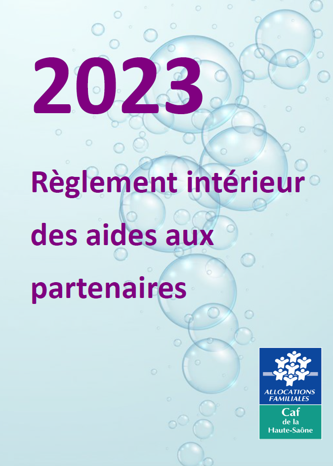 Règlement Des Aides Aux Partenaires 2023 | Bienvenue Sur Caf.fr